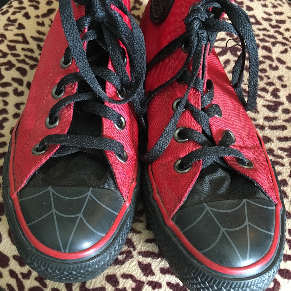 Spider Woman Converse High Top Sneakers